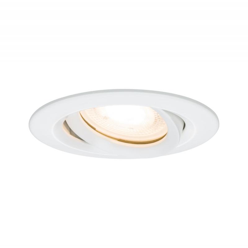 Paulmann 92897 Einbauleuchte Set Nova Plus IP65 schwenkbar LED 1x 7W GU10 Weiß