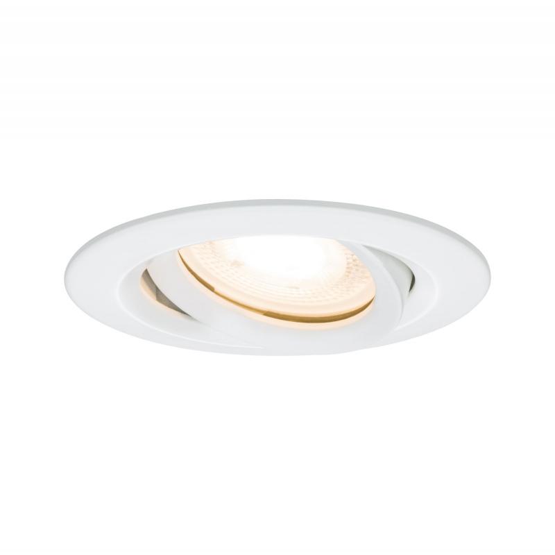 Paulmann 92898 Einbauleuchte Set Nova Plus IP65 schwenkbar LED 3x 7W GU10 Weiß