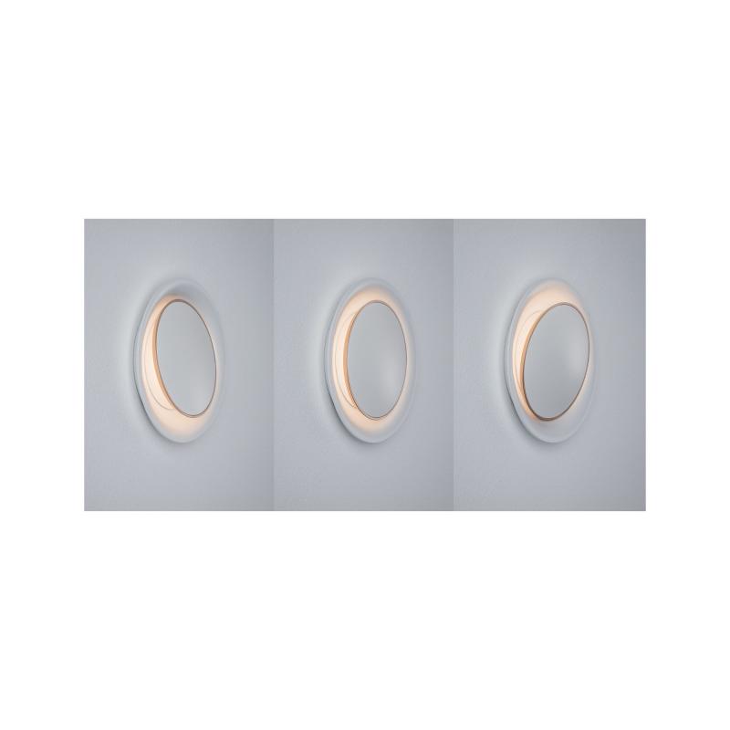 Paulmann 92926 Wand Einbauleuchte Set Neordic 1x2.5W 2700K Weiß
