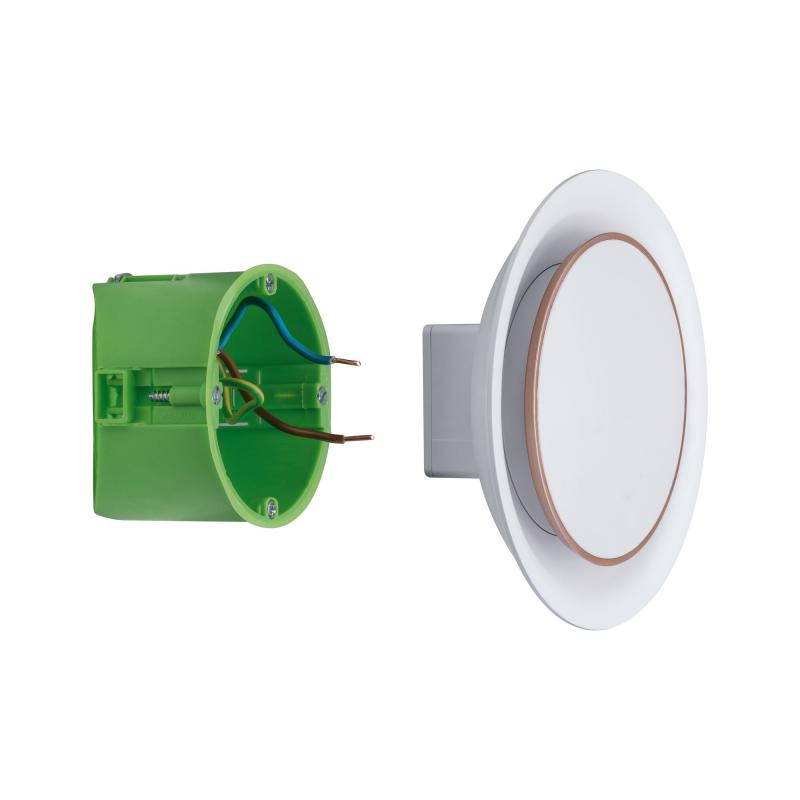 Paulmann 92926 Wand Einbauleuchte Set Neordic 1x2.5W 2700K Weiß