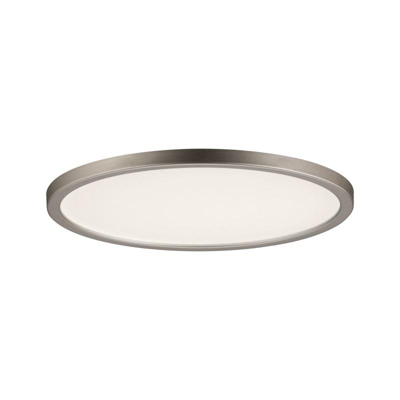 Paulmann 92935 Einbauleuchte Set Panel Areo rund dim IP44 12W 3000K 180mm Nickel