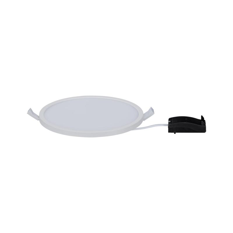 Paulmann 92943 Einbauleuchte Set Panel Areo rund IP23 LED 12W 3000K 180mm Weiß