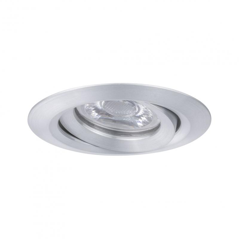 Paulmann 92974 EBL Set Nova mini Plus Coin EasyDim schwenkb 1x4,2W 2700K 230V Alu gedr/Alu