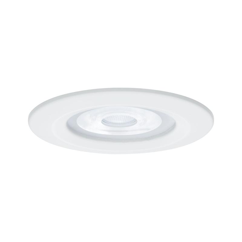 Paulmann 92980 Einbauleuchte Set Nova rund starr LED IP44 3x6.5W 4000K GU10 Weiß