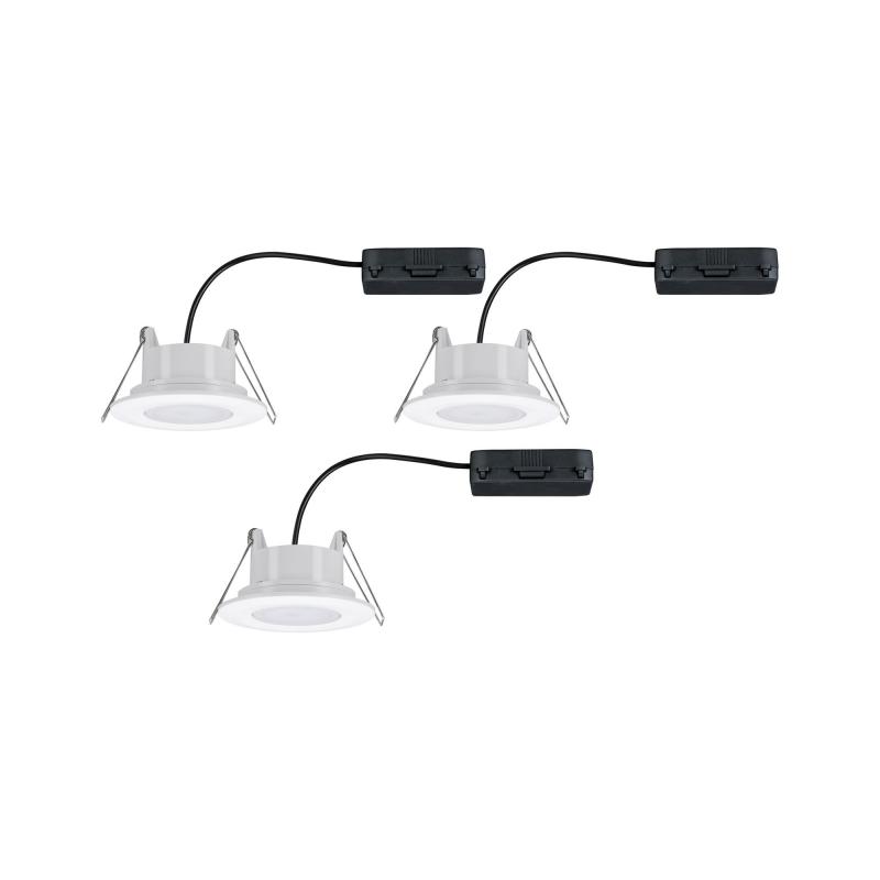 HomeSpa LED Einbauleuchten Set Calla WhiteSwitch Weiß Paulmann 92999