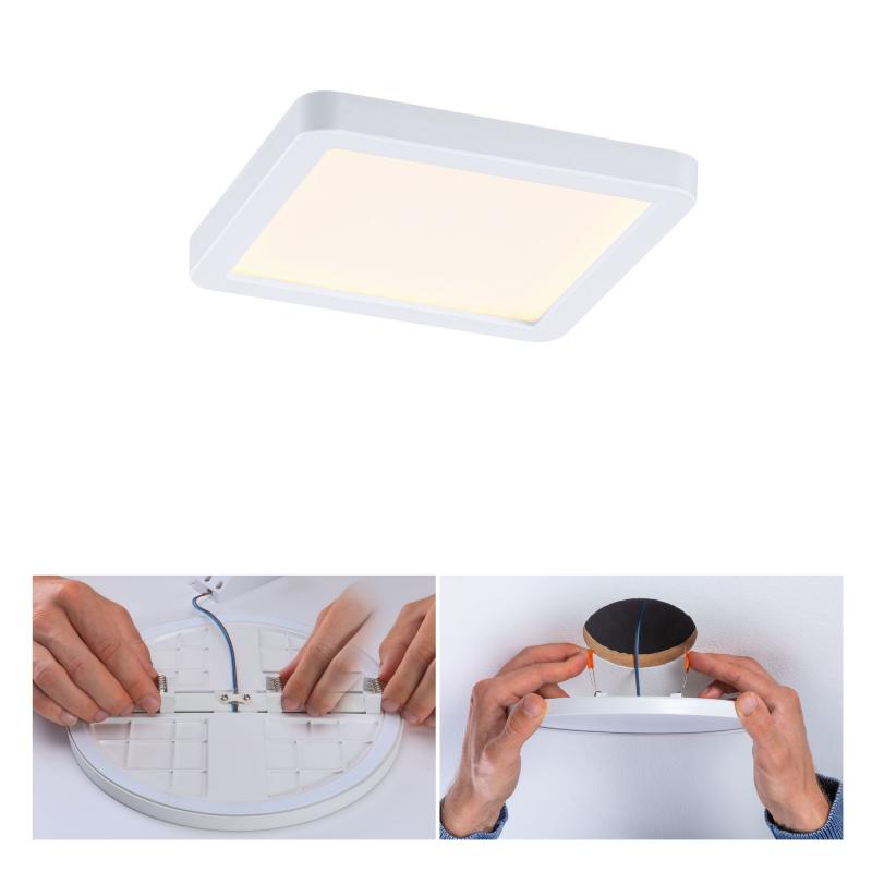 Paulmann 93039 EB Panel AREO VariFit IP44 6,5W 3000K 118x118mm Weiß Kst