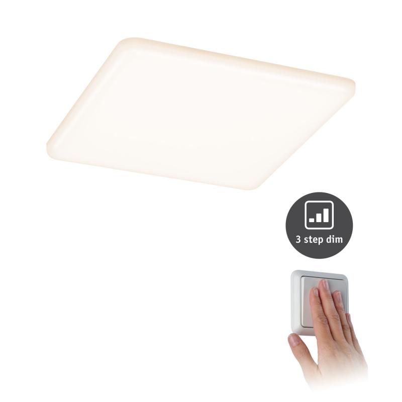 Paulmann 93061 EB Panel Veluna VariFit IP44 17W 3000K 3 Step dim 185x185mm Kst