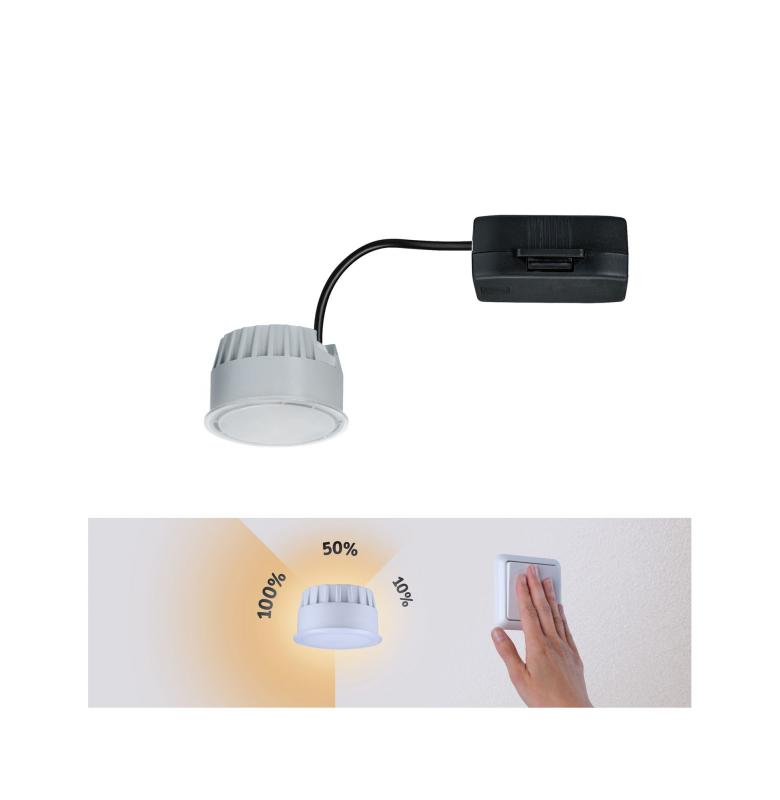 Paulmann 93072 LED Einbauleuchte Coin Nova 3 Stufen dimmbar neutalweiß 51mm