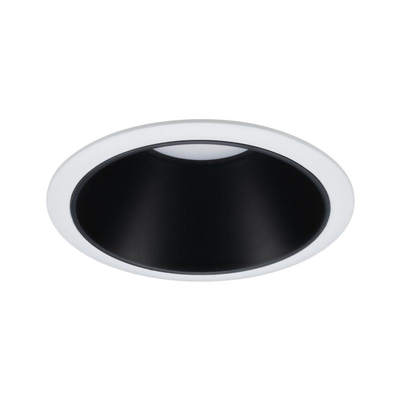Paulmann 93401 Einbauleuchte Set Cole Coin 3StepDim rd starr LED 6.5W 2700K weiß/schwarz
