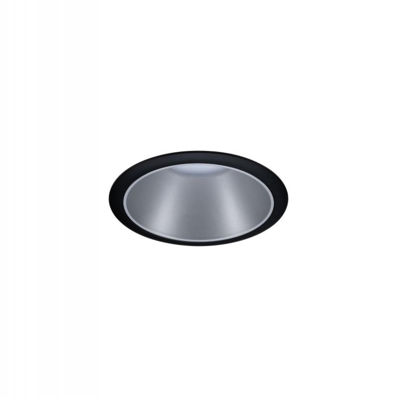 Paulmann 93408 Einbauleuchte Set Cole Coin 3StepDim rd starr LED 3x6.5W 2700K schwarz/silber
