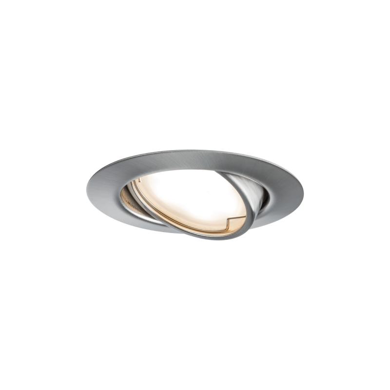 Paulmann 93421 Einbauleuchte Base Coin LED schwenkbar 3x5W Eisen geb/Metall