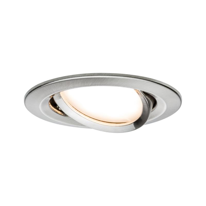 3er Einbauleuchte Base schwenkbar LED 3-stepdim 3x5W Eisen geb Paulmann 93424