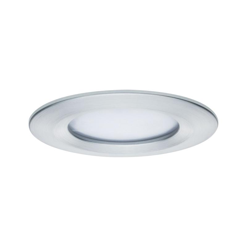Paulmann 93444 Einbauleuchte Set Nova rund starr LED IP44 3x6.5W 2700K GU10 Alu