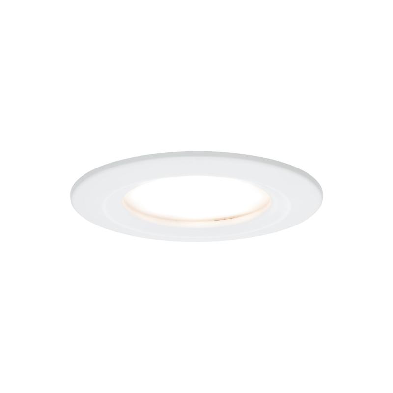 Paulmann 93460 Einbauleuchte Set Nova Coin rund starr LED 3x6.5W 2700K Weiß/Alu
