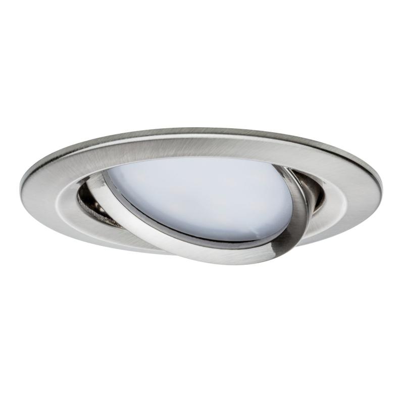 Paulmann 93483 Einbauleuchte Set Nova Coin 3-stepdim rd schw LED 3x6.5W 2700K Eisen