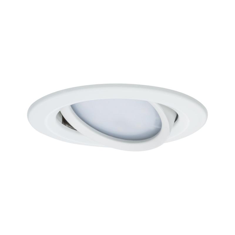 Paulmann 93485 Einbauleuchte Set Nova Coin 3-stepdim rd schw LED 3x6.5W 2700K Weiß/Alu