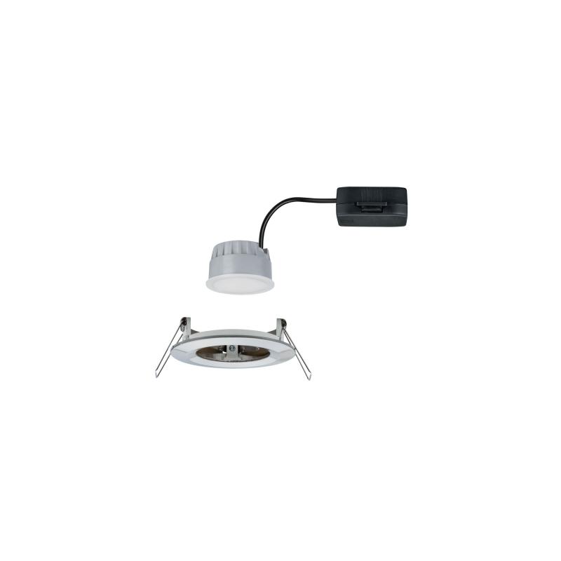 Paulmann 93493 Einbauleuchte Set Nova Coin 3-stepdim rd starr LED 6.5W 2700K Eisen