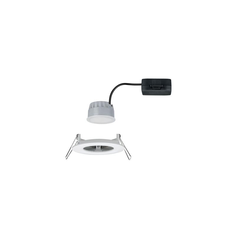 Paulmann 93495 Einbauleuchte Set Nova Coin 3-stepdim rd starr LED 6.5W 2700K Weiß/Alu