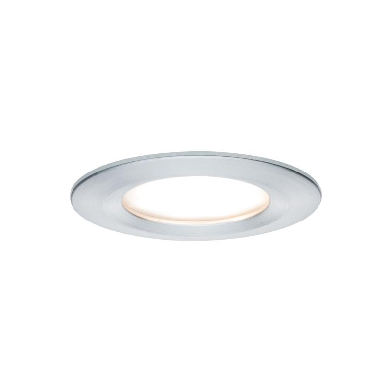 Paulmann 93498 Einbauleuchte Set Nova Coin 3-stepdim rd starr LED 3x6.5W 2700K Alu
