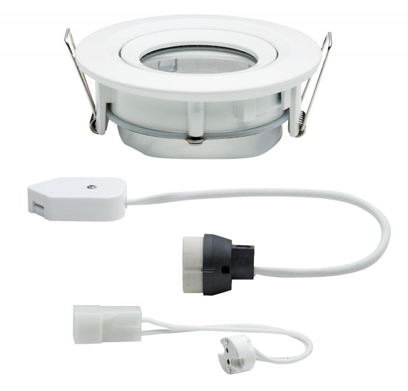 Paulmann 93661 Einbauleuchte Set Nova Plus IP65 schwb max 1x35W Weiß