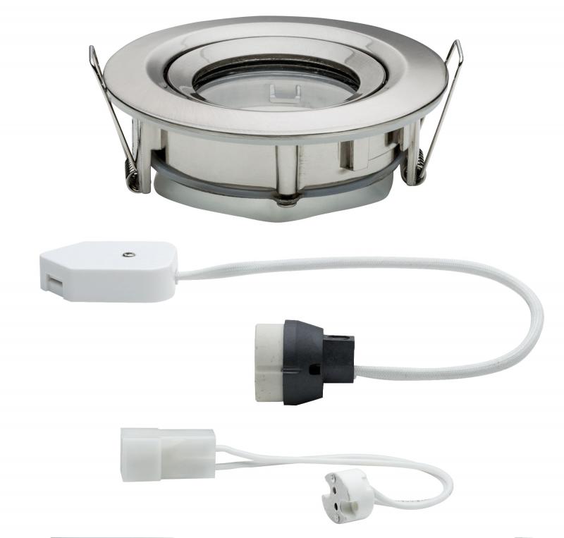 Paulmann 93662 Einbauleuchte Set Nova Plus IP65 schwb max 1x35W Eisen geb
