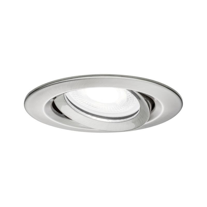 Paulmann 93671 Einbauleuchte Nova Plus IP65 schwenkbar 1x6W 4000K GU10 Eisen geb