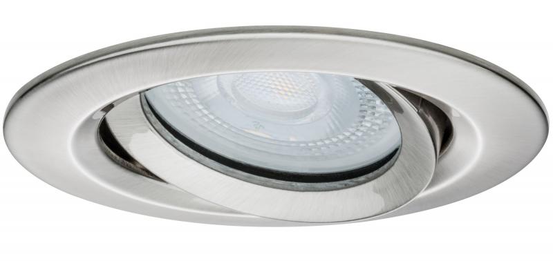 Paulmann 93671 Einbauleuchte Nova Plus IP65 schwenkbar 1x6W 4000K GU10 Eisen geb