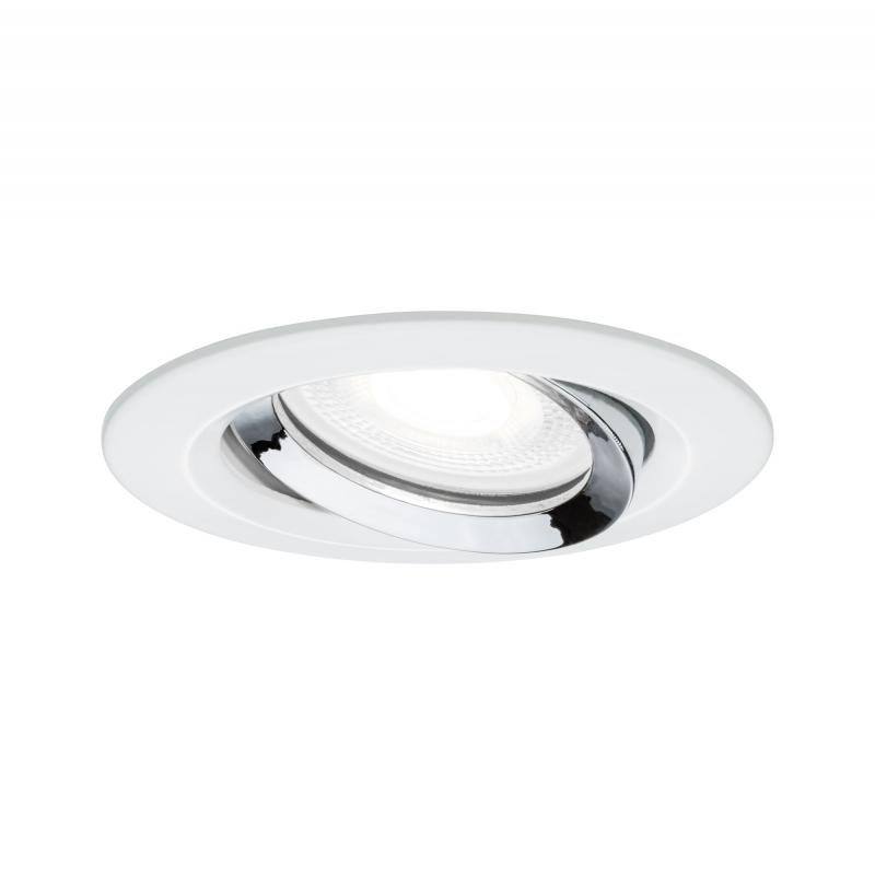 SchwenkbareLED Einbauleuchte Nova Plus IP65 Weiß Paulmann 93673