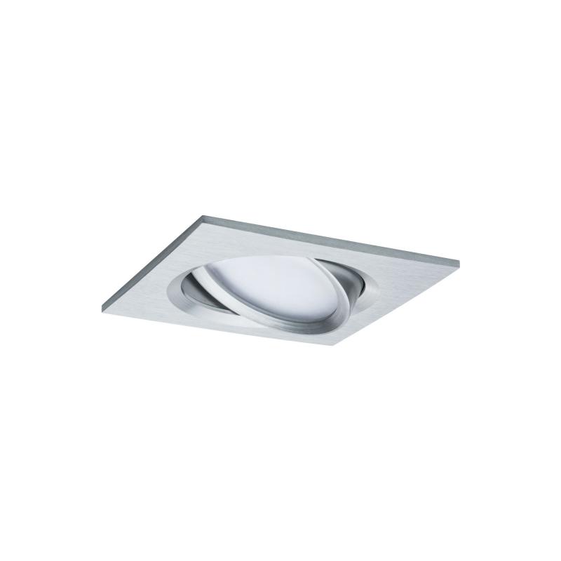 Paulmann 93680 Einbauleuchte Set Nova Plus Coin dim eckig schwenk LED 3x6.8W 633lm 2700K Alu/Alu
