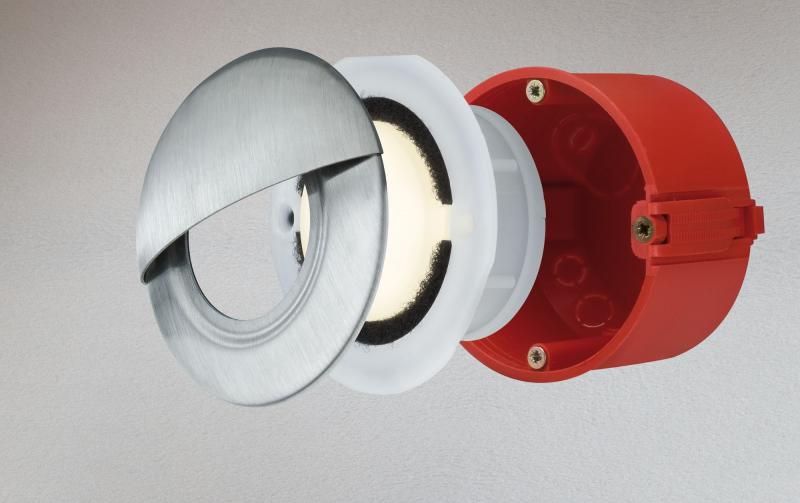 Paulmann 93740 Special Einbauleuchte Set LED IP65 1.4W 3000K 76mm Opal