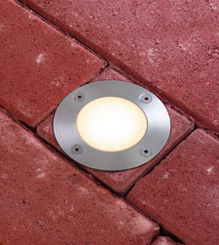 Paulmann 93788 Special Einbauleuchte Set Boden rund LED 1.2W 2700K 110mm Edelstahl/Metall