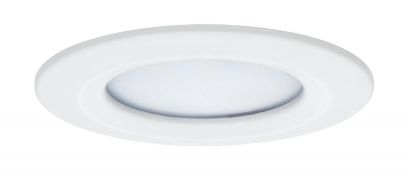 Paulmann 93869 Einbauleuchte Set Nova Plus Coin dim rund starr LED 6.8W 2700K Weiß/Alu