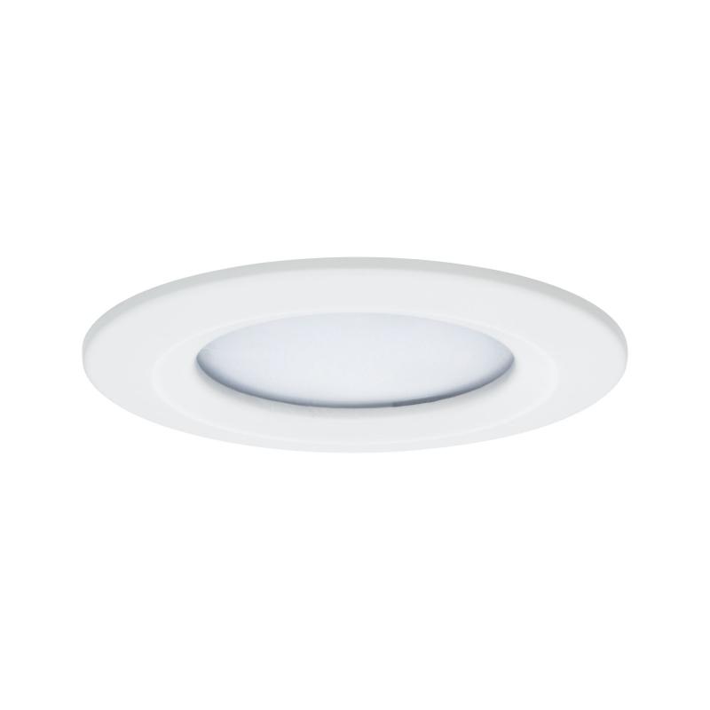 Paulmann 93870 Einbauleuchte Set Nova Plus Coin rund starr LED 3x 6.8W 2700K Weiß/Alu IP44
