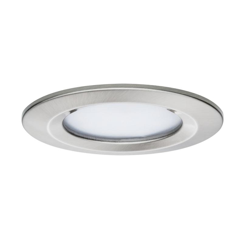 Paulmann 93873 Einbauleuchte Set Nova Plus Coin dim rund starr LED 3x6.8W 2700K Eisen/Alu