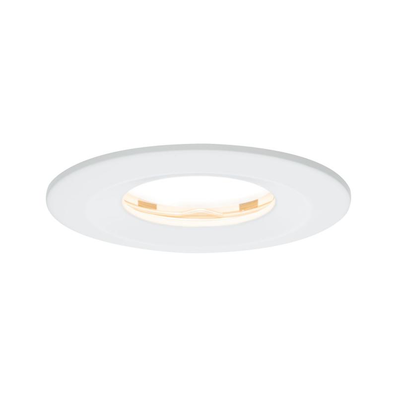 Paulmann 93881 Einbauleuchte Set Nova Plus Coin dim rund starr IP65 LED 6.8W Weiß/Alu