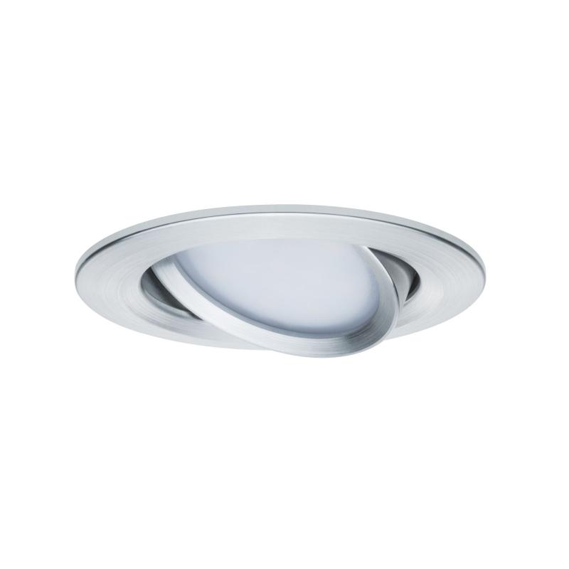 Paulmann 93903 Einbauleuchte Set Nova Plus Coin dim rund schwb LED 3x6W 2700K Alu