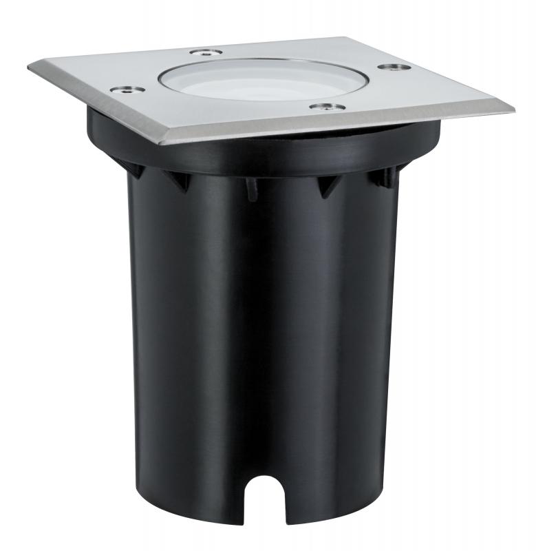 Paulmann 93993 Special Einbauleuchte Set Boden IP67 eckig GU10 3.5W 108x108mm Edelstahl