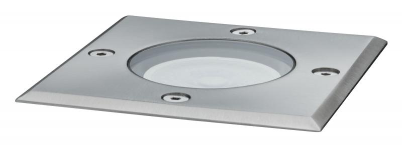 Paulmann 93993 Special Einbauleuchte Set Boden IP67 eckig GU10 3.5W 108x108mm Edelstahl
