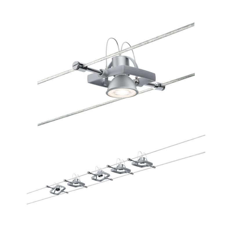 Paulmann 94133 WireSystem Set MacII max 5x10W GU5.3 Chrom 230/12V