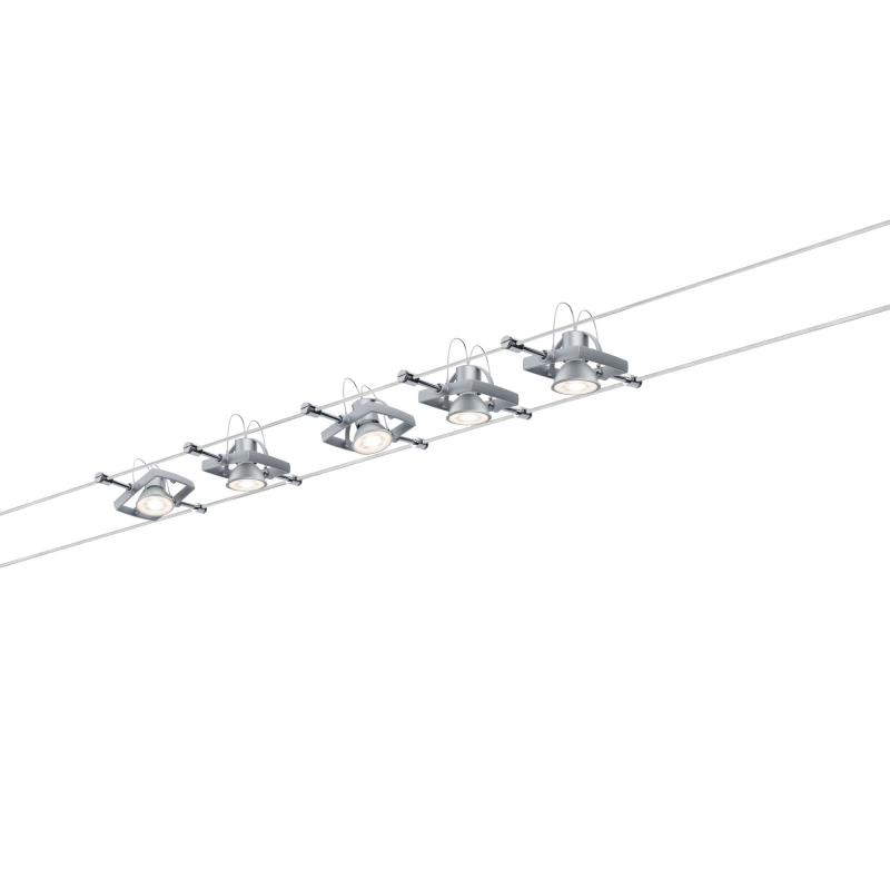 Paulmann 94133 WireSystem Set MacII max 5x10W GU5.3 Chrom 230/12V