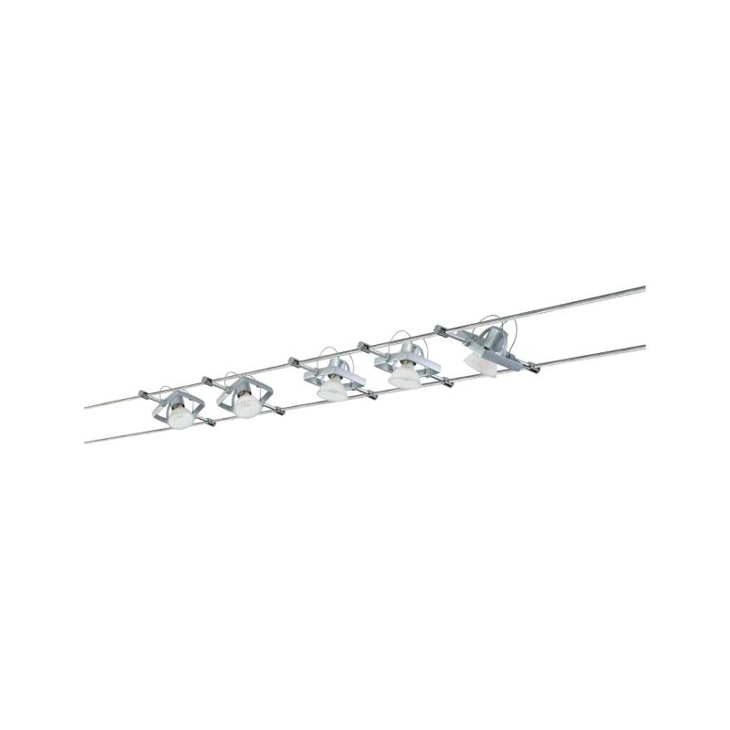 Paulmann 94133 WireSystem Set MacII max 5x10W GU5.3 Chrom 230/12V