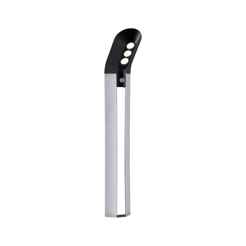 Paulmann 94252 Outdoor Solar Pollerleuchte Soley IP44 3000K 100lm SENSOR Anthrazit