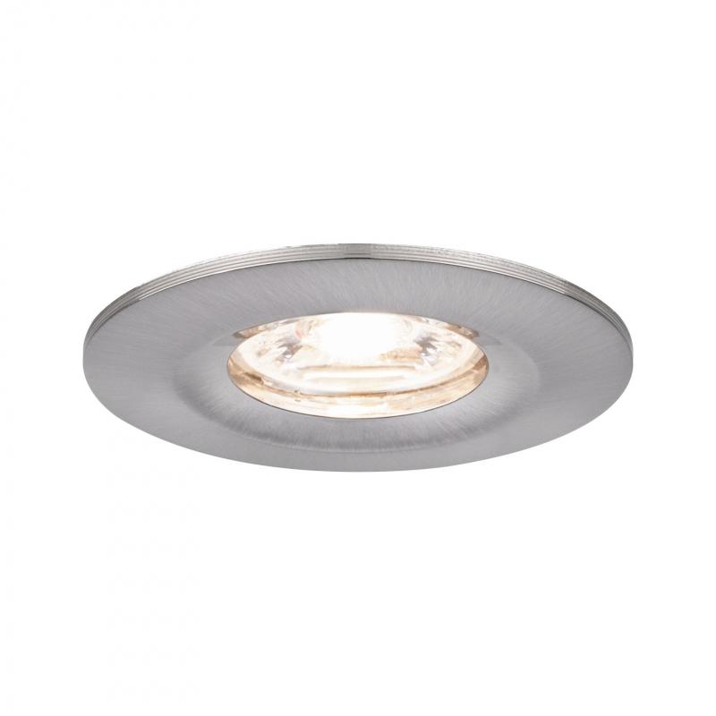 Paulmann 94300 EBL Nova mini Coin rund starr IP44 LED 1x4W 310lm Eisen geb/Alu