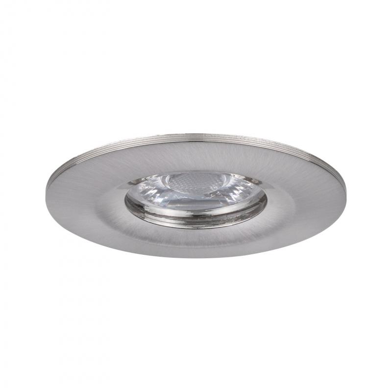Paulmann 94300 EBL Nova mini Coin rund starr IP44 LED 1x4W 310lm Eisen geb/Alu
