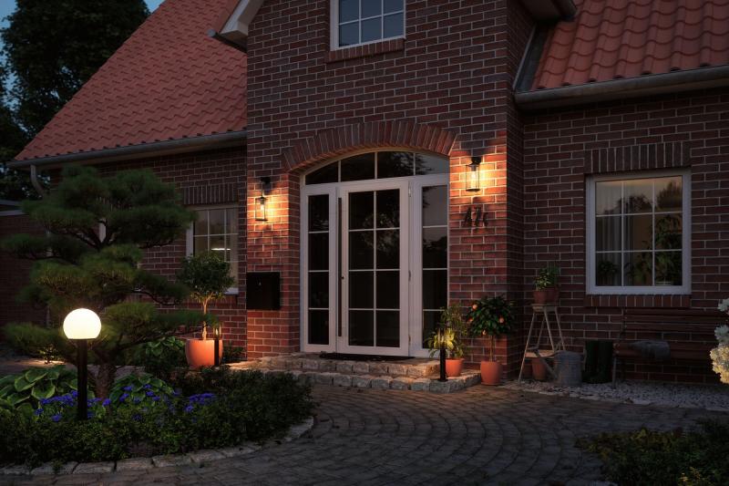 Paulmann 94322 Outdoor Plug+Shine Poller Classic IP44 Wegeleuchte 3000K 24V Anthazit