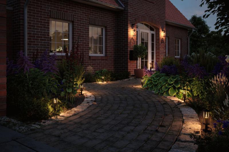 Paulmann 94322 Outdoor Plug+Shine Poller Classic IP44 Wegeleuchte 3000K 24V Anthazit