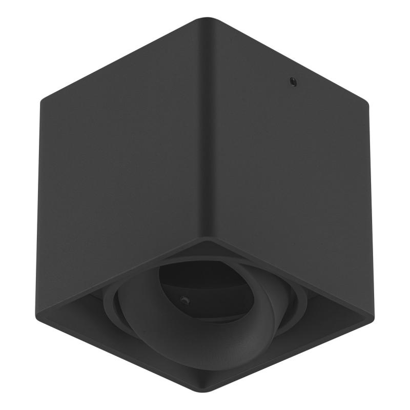 EVN 944009 Deckenanbauleuchte schwarz GU10 230 V AC dimmbar drehbar und schwenkbar 20° 355°