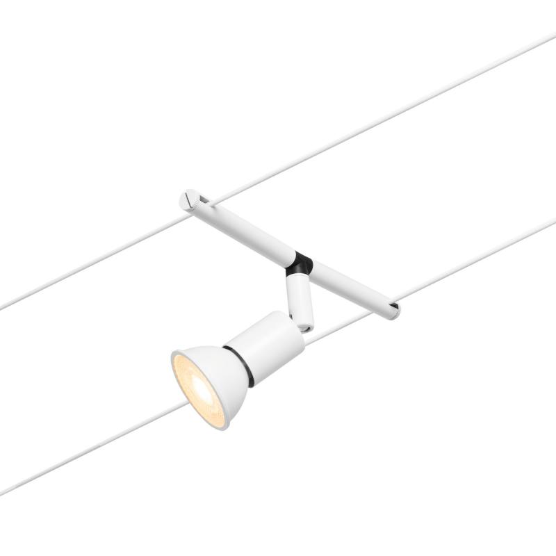 Paulmann 94445 Wire Spot Salt max1x10W GU5,3 Weiß matt/Chrom 12V DC 60VA Kunststoff/Metall
