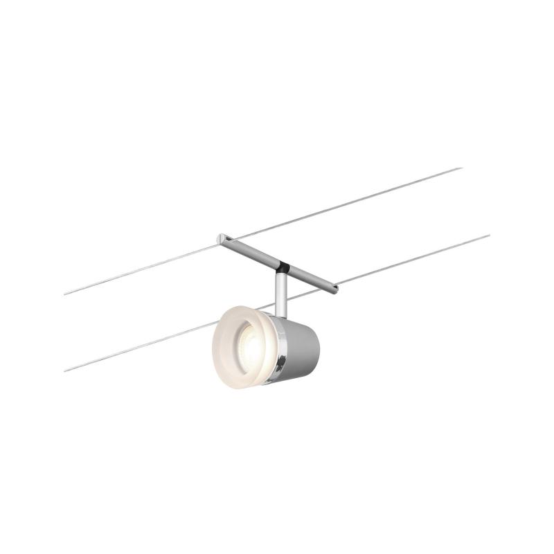 Paulmann 94459 Seilsystem Set Cone 5-flammig Chrom matt Chrom warmweiß