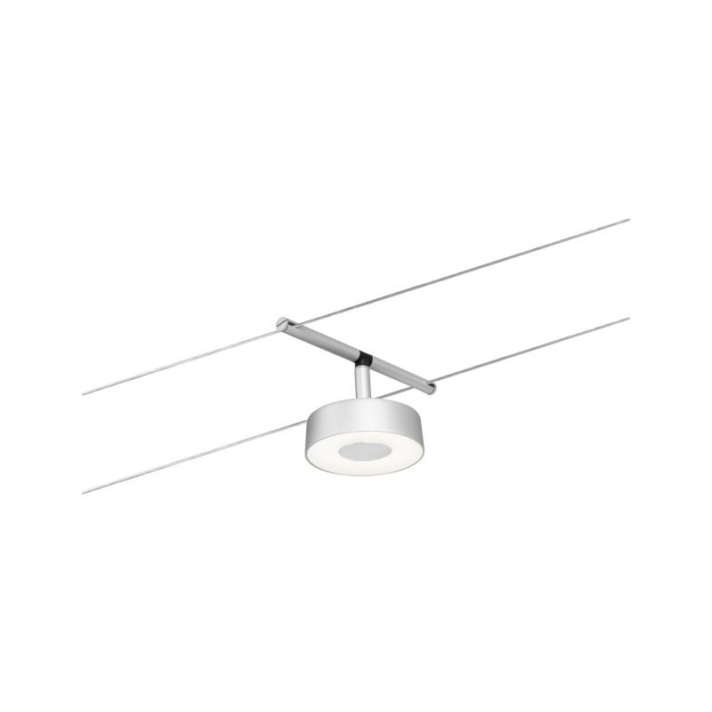 Paulmann 94475 Seilsystem Circle 5-flammig mattes Chrom 230V/12V DC warmweiß